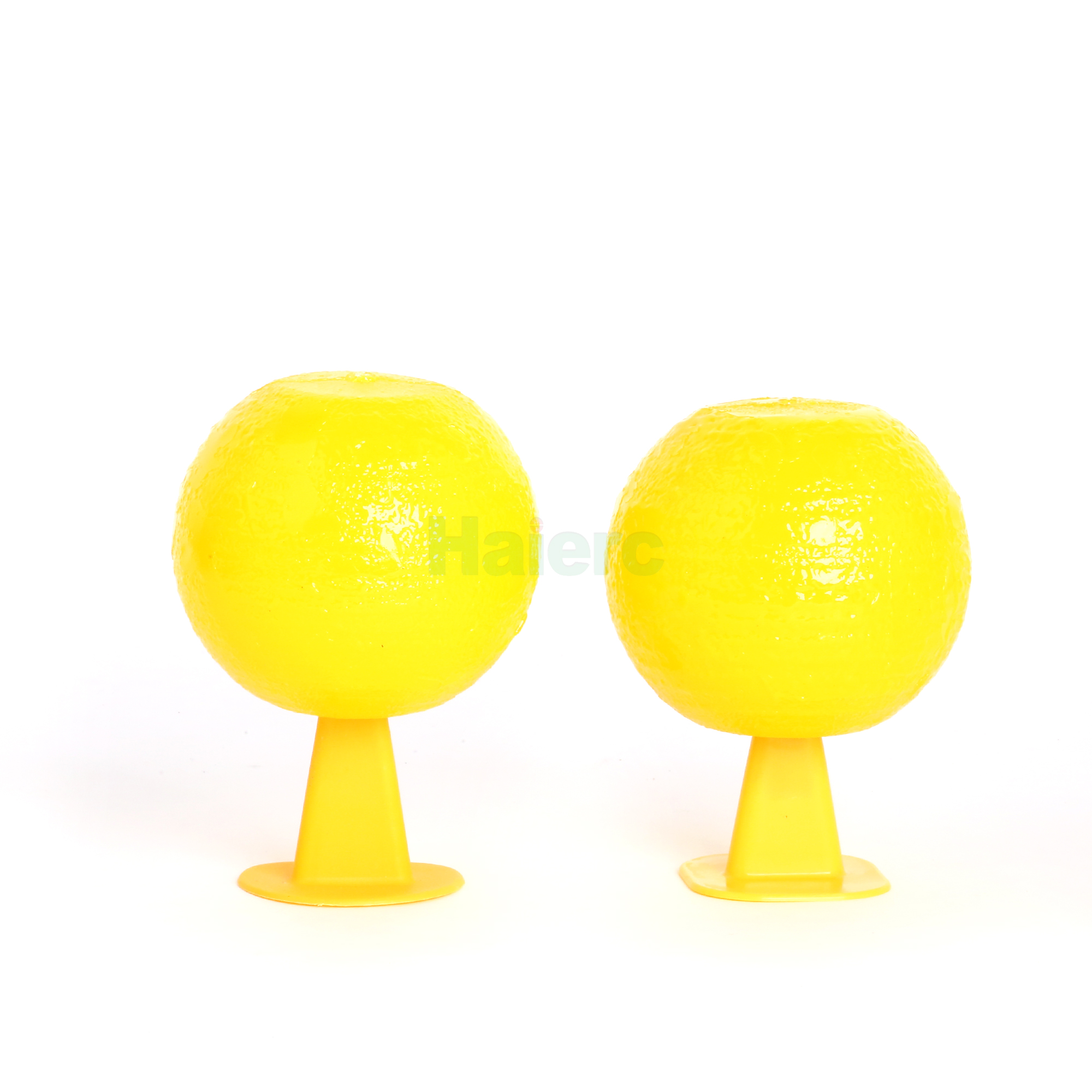 >Haierc insect catcher, fruit fly ball, yellow attractant ball, sticky insect ball, fruit fly glue ball